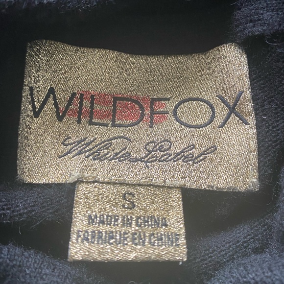 Wildfox White Label London Black Sweater Top Soft S Angora Rabbit Hair - Picture 12 of 15